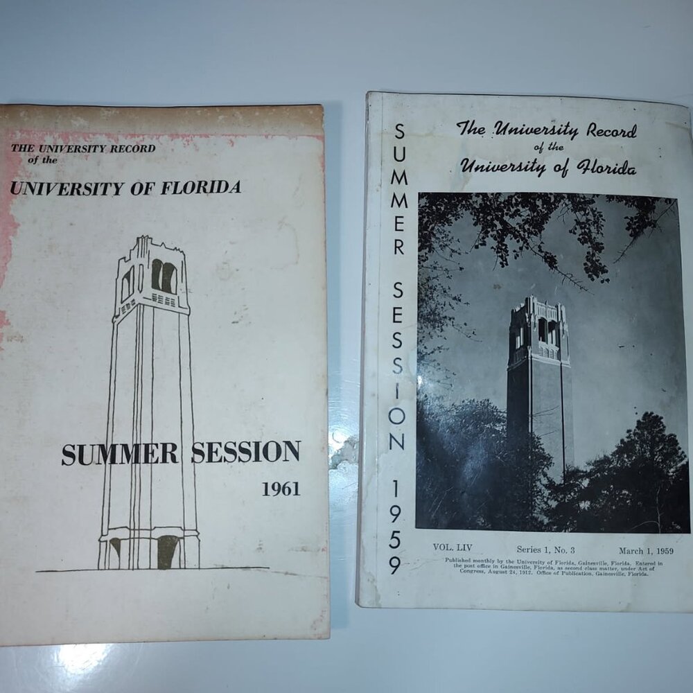 1959 and 1961 The University Records of University of Florida Handbooks-AS IS